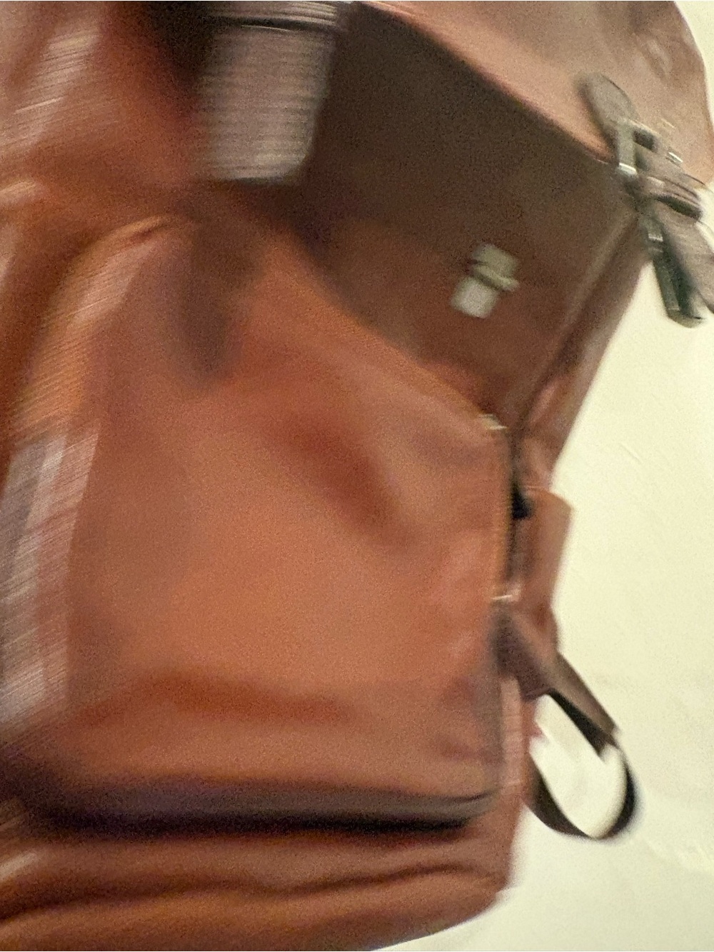 Wilsons Leather Brown Leather Drawstring Backpack - Picture 10 of 16